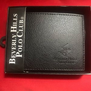 👔NEW BEVERLY HILLS POLO CLUB BLACK WALLET👔